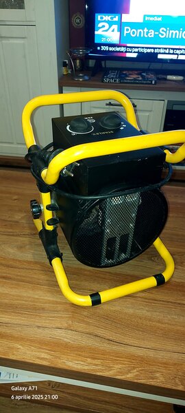 Vand aeroterma 220 V putere 2k turbo.